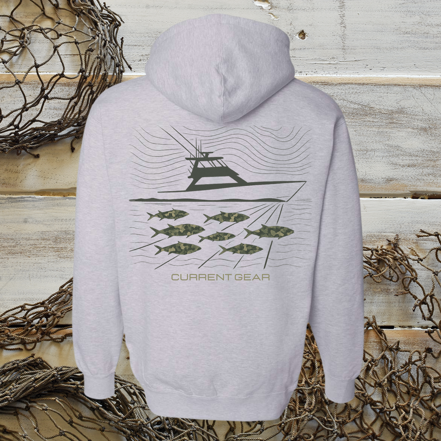 Men's Bottom View Hoodie