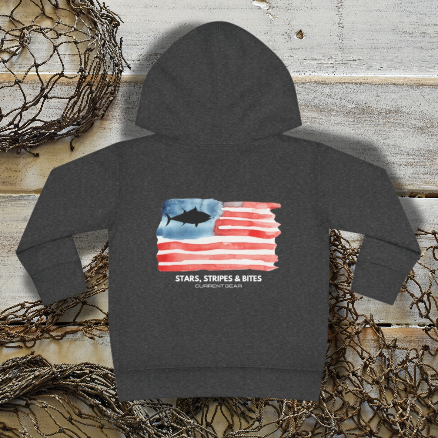 Toddler Stars Stripes & Bites Fleece Hoodie