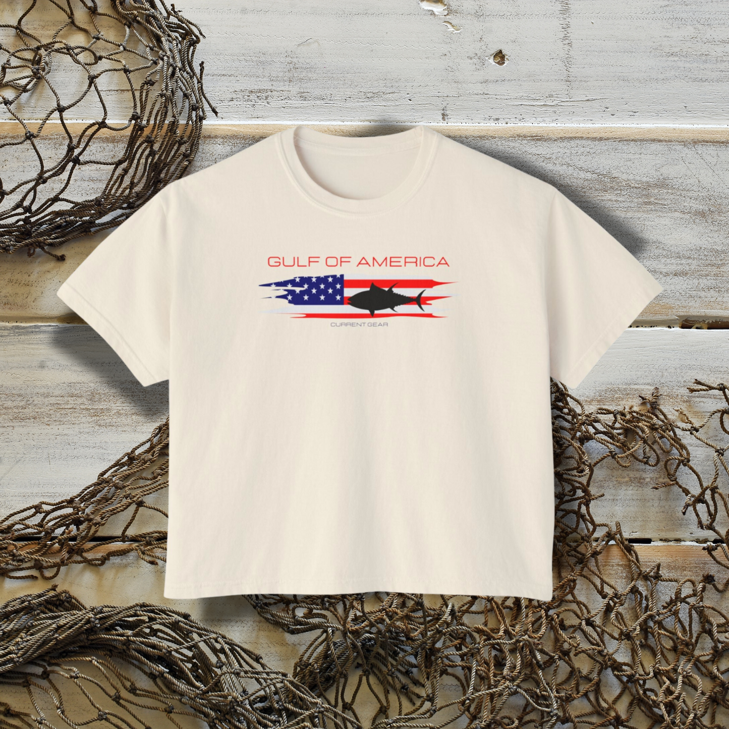 Women's Gulf of America Tuna Boxy Tee