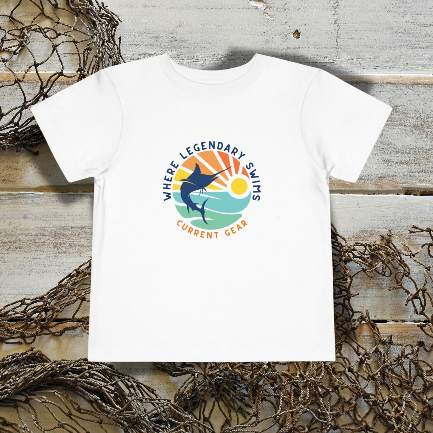Toddler Where Legendary Swims Short Sleeve Tee