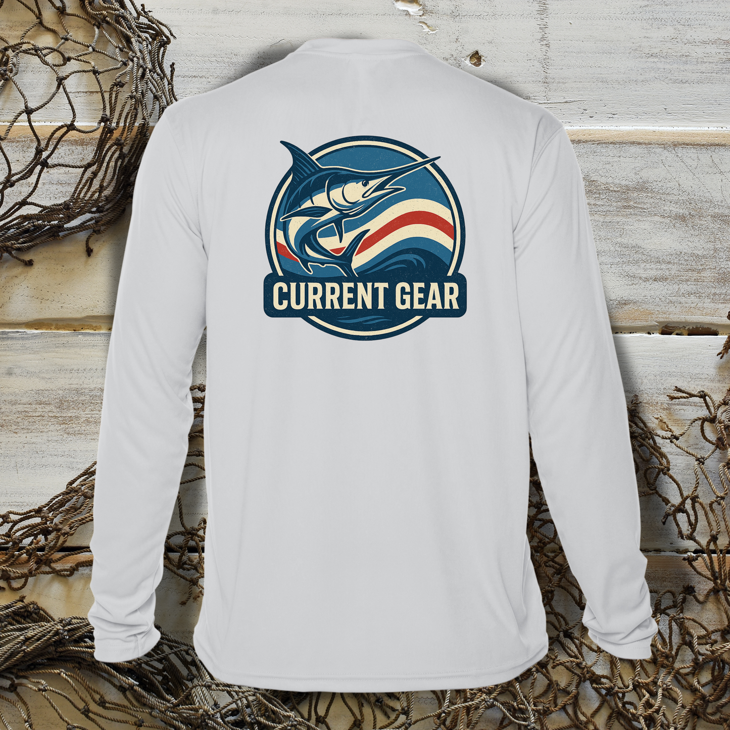 Men's Marlin Wave UPF Performance Shirt