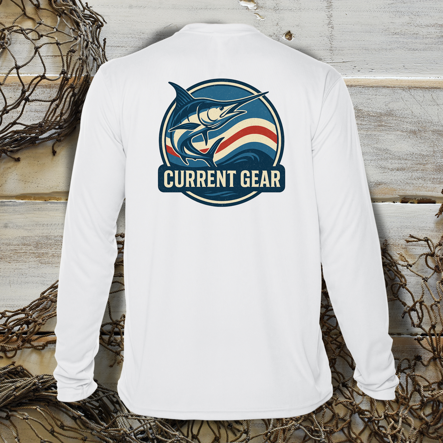 Men's Marlin Wave UPF Performance Shirt