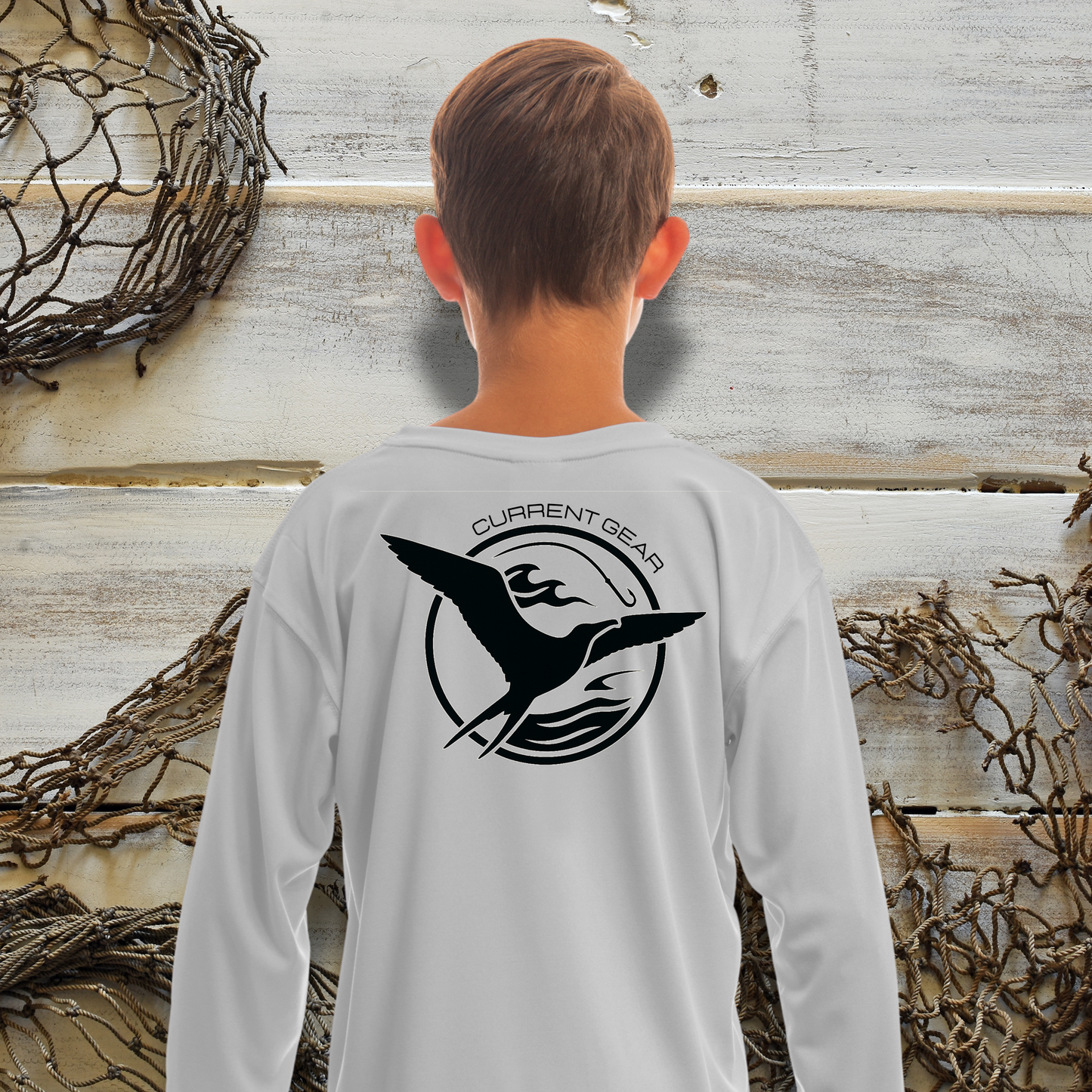 Kids Frigate UPF 50 Hooded Performance Shirt