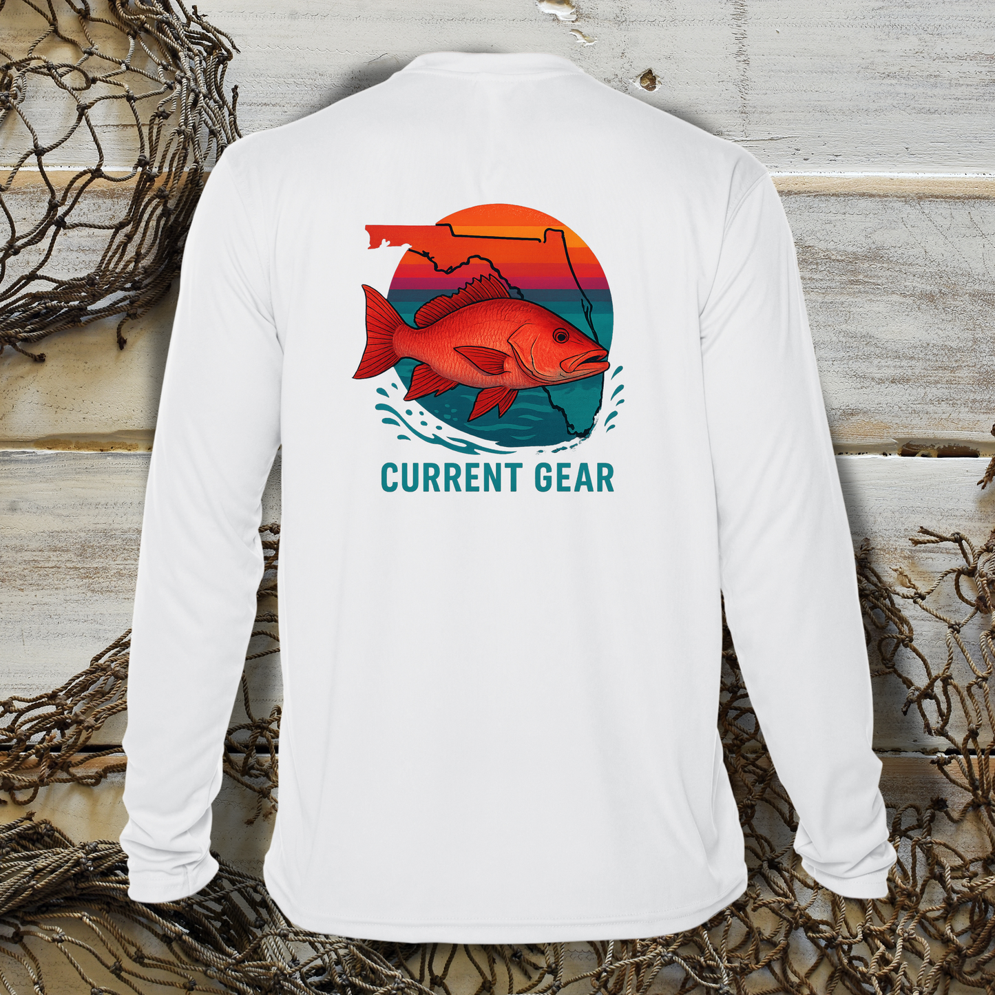 Men's Florida Red Snapper UPF 50 Performance Shirt