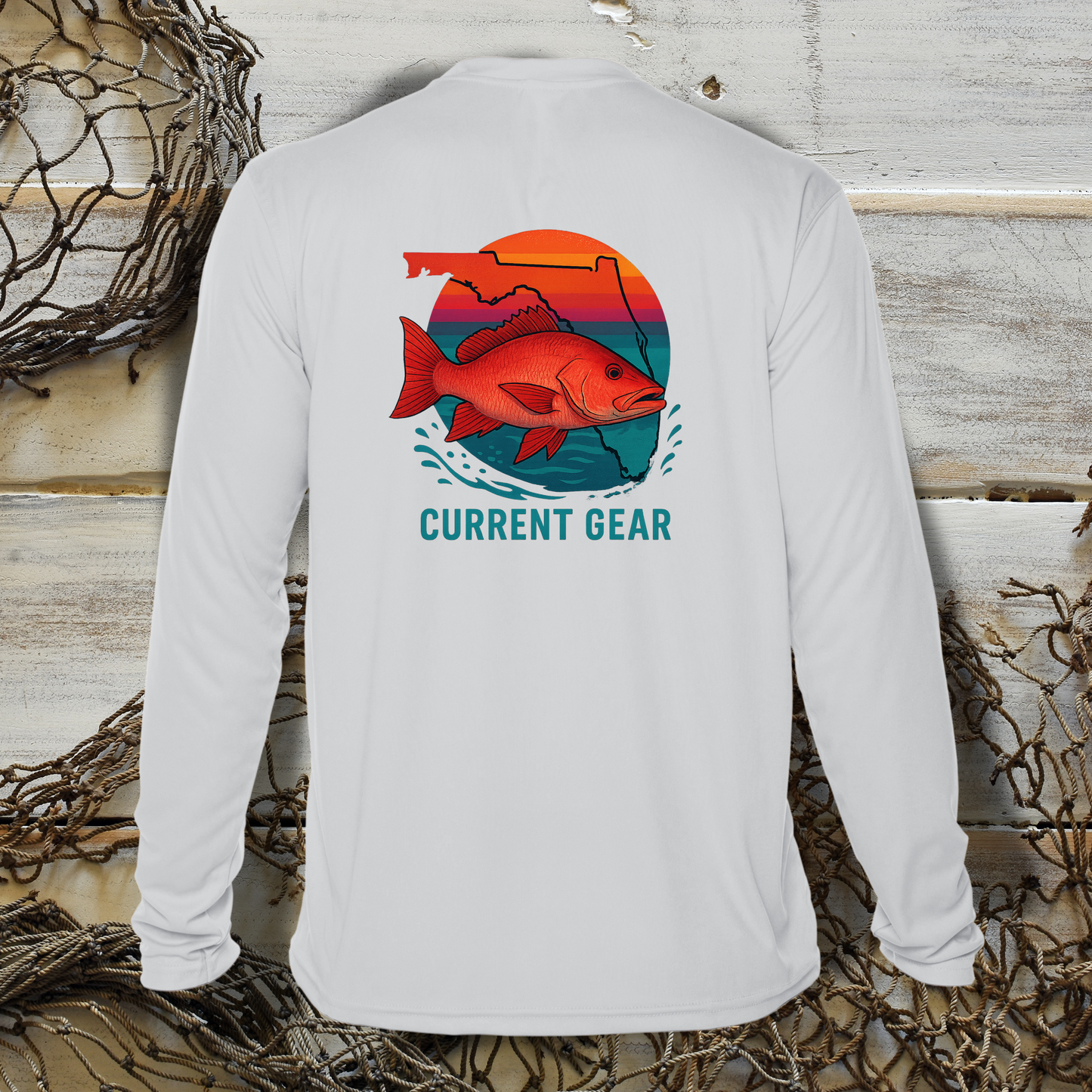 Men's Florida Red Snapper UPF 50 Performance Shirt