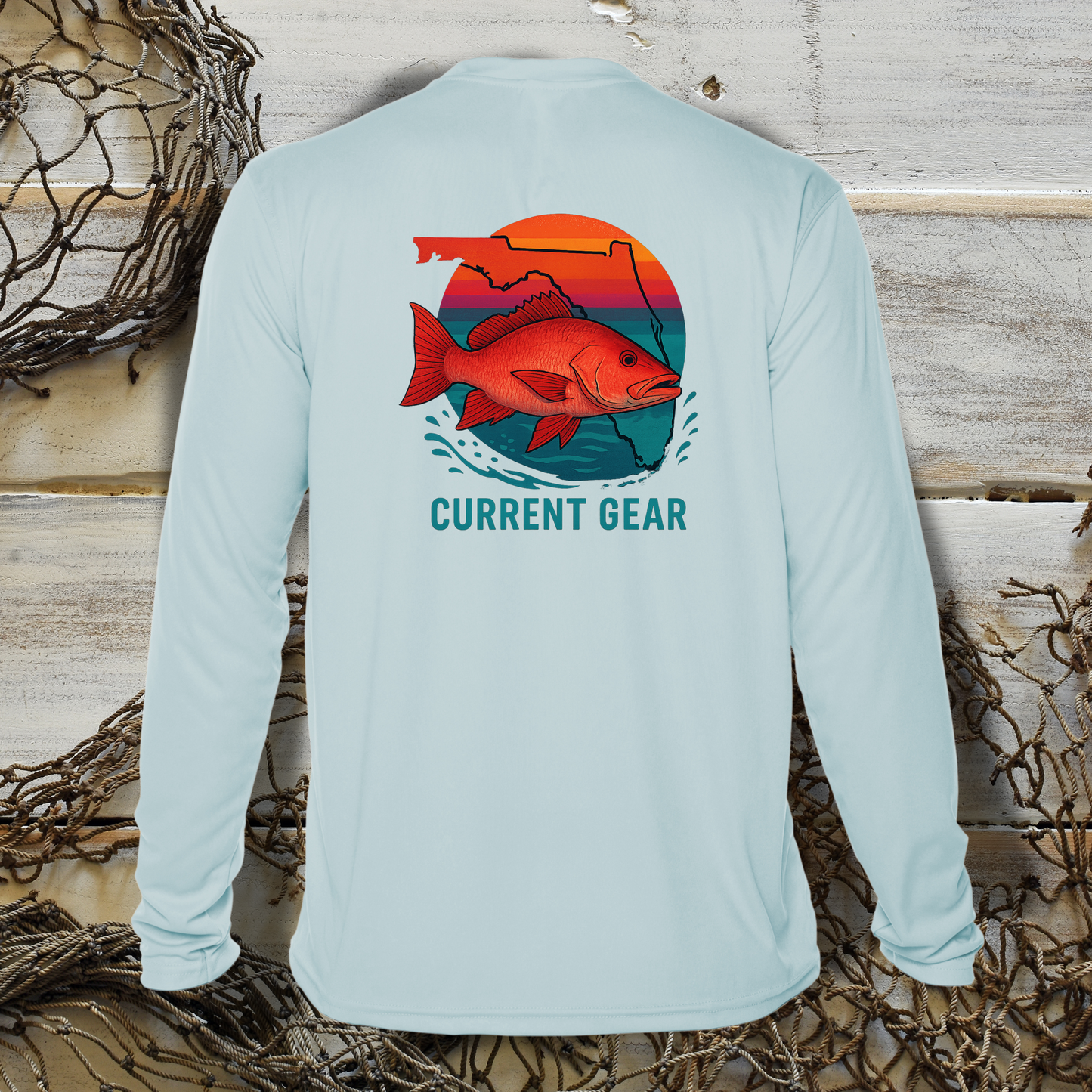 Men's Florida Red Snapper UPF 50 Performance Shirt