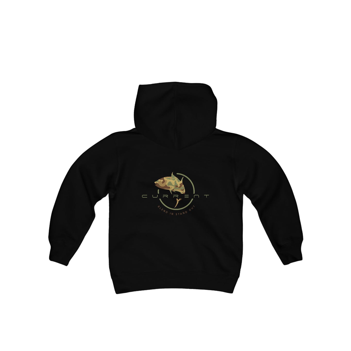 Kids Camo Tuna Hooded Sweatshirt