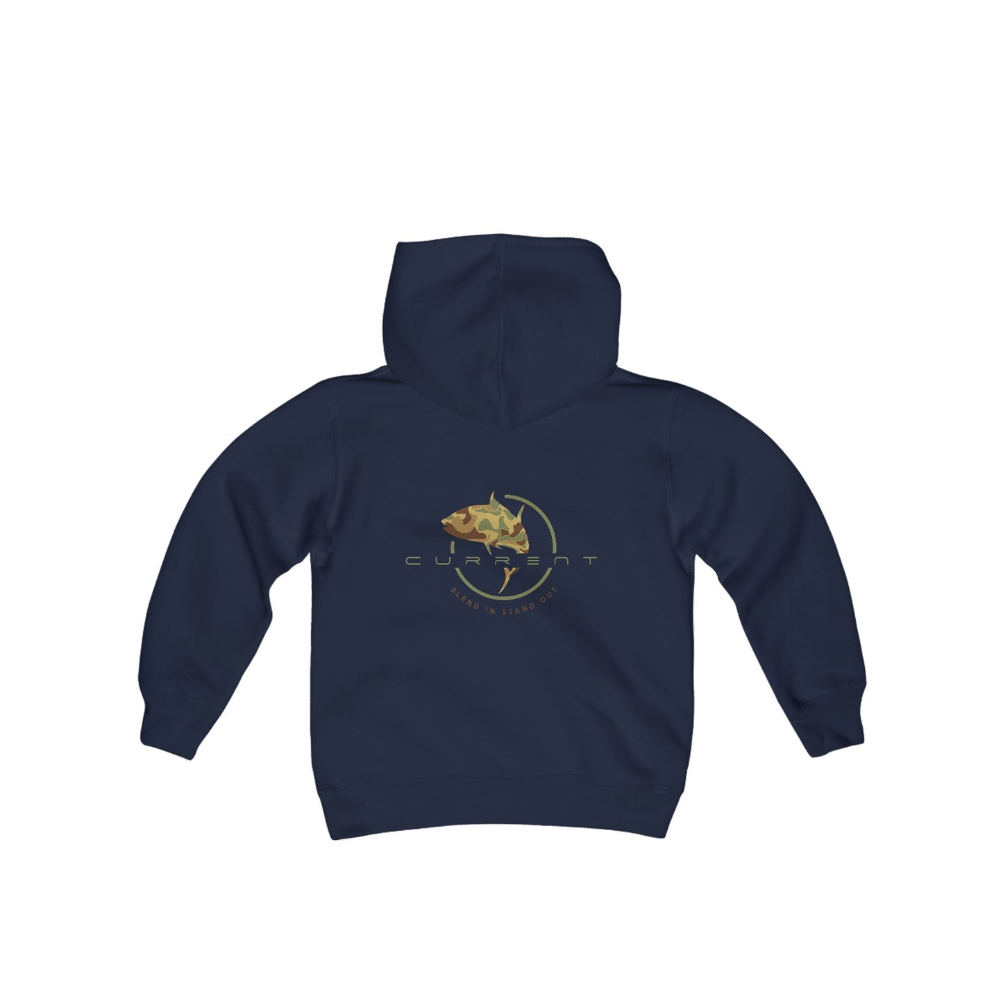 Kids Camo Tuna Hooded Sweatshirt