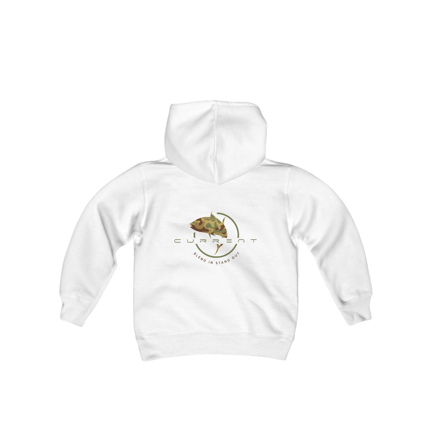 Kids Camo Tuna Hooded Sweatshirt