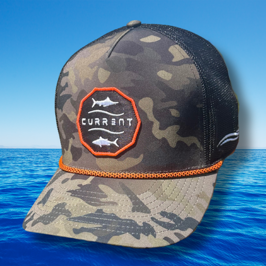 Men's Blue Water Camo Hat
