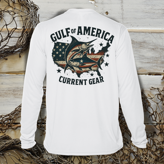 Men's Gulf of America Flag UPF Performance Shirt