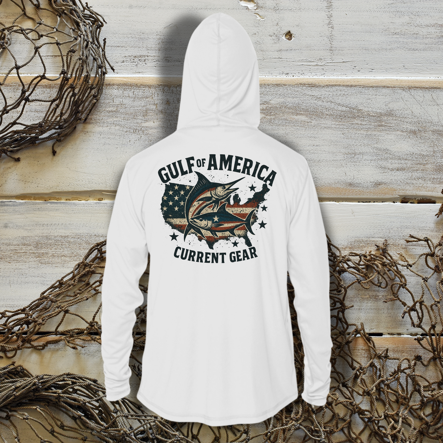 Men's Gulf of America Flag UPF Performance Shirt