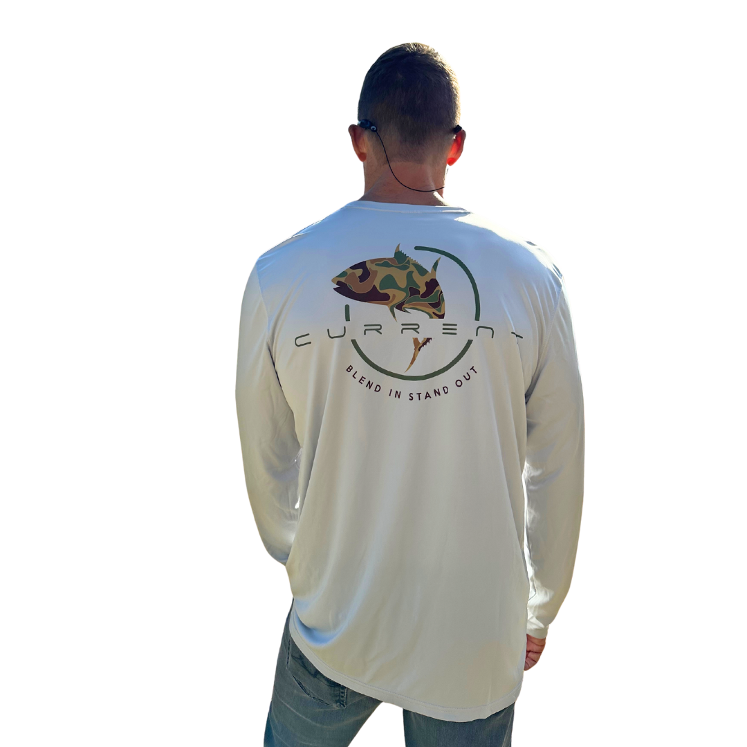 Men's Camo Tuna UPF 50 Performance Shirt