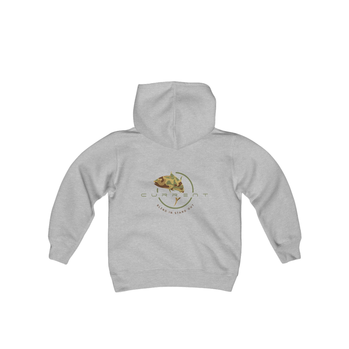 Kids Camo Tuna Hooded Sweatshirt