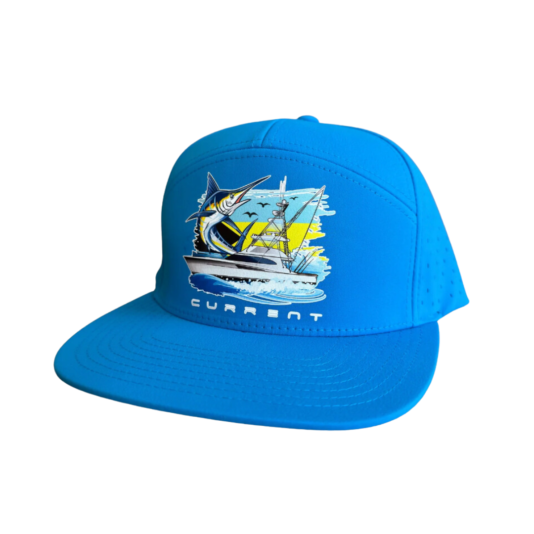 Bahamian Current 7 Panel Hat