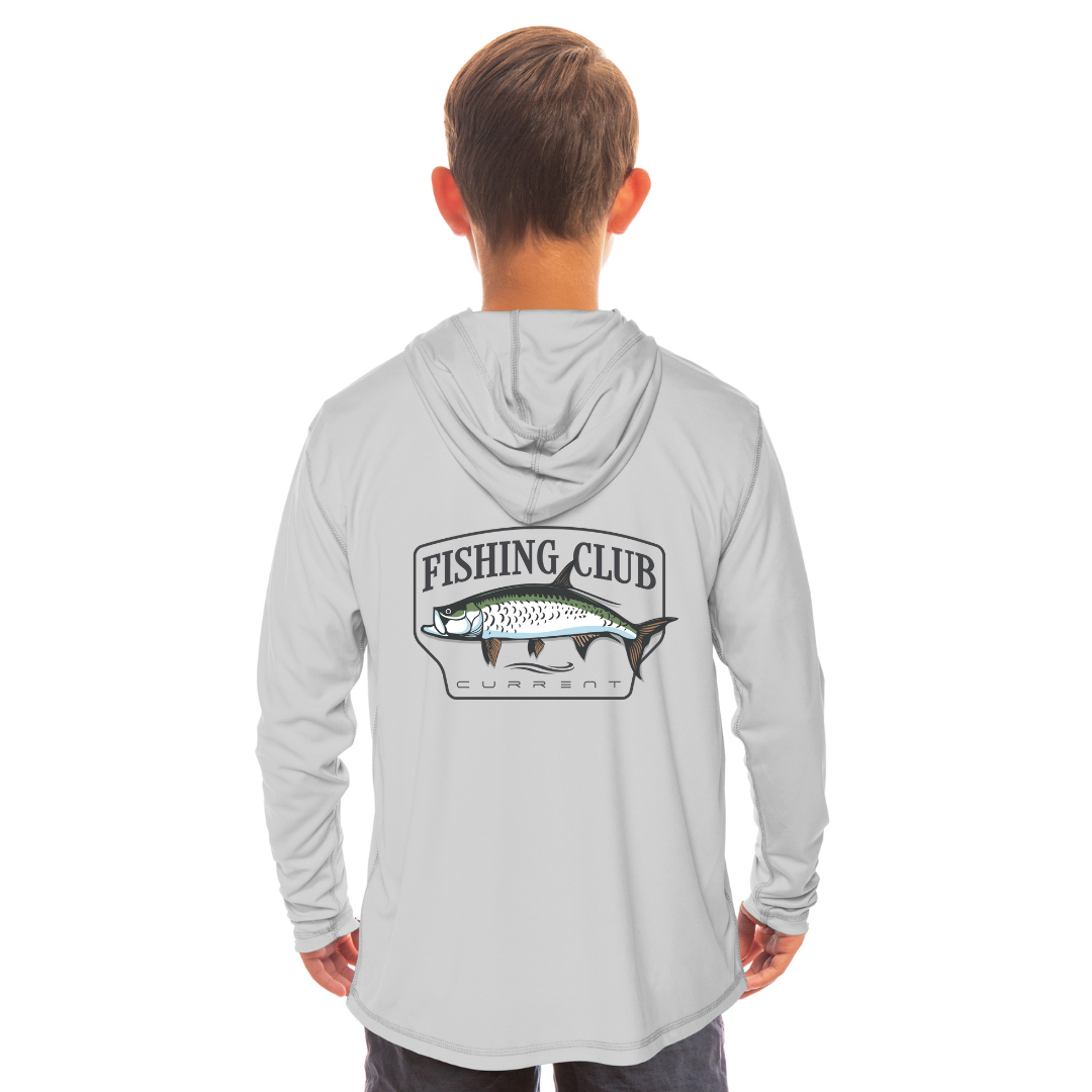 Kids Tarpon Club UPF 50 Hooded Performance Shirt