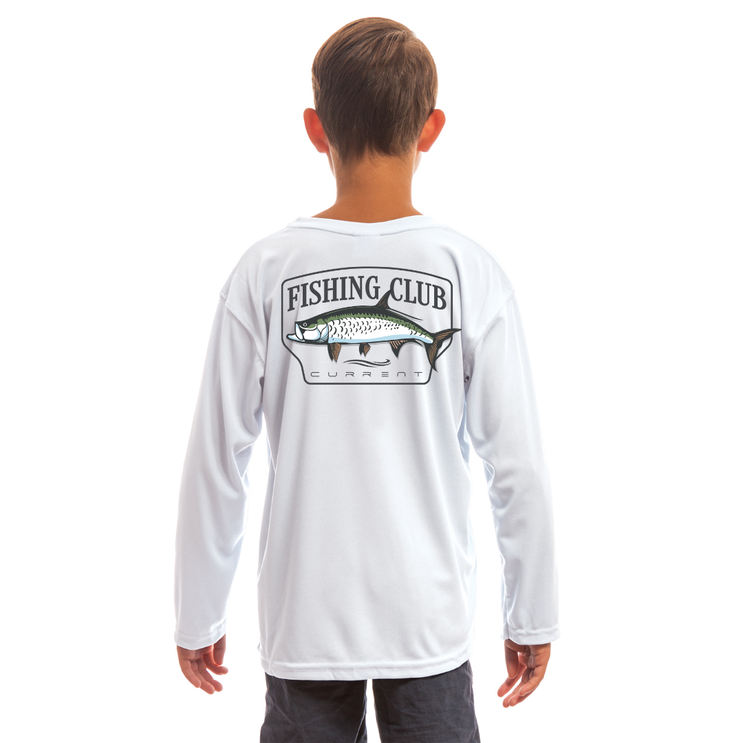 Kids Tarpon Club UPF 50 Hooded Performance Shirt