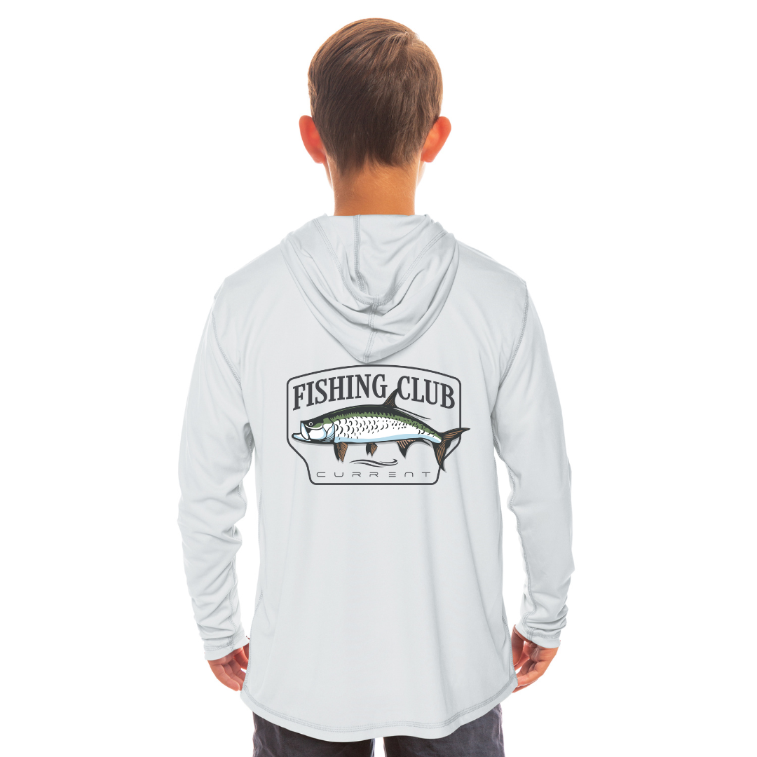 Kids Tarpon Club UPF 50 Hooded Performance Shirt