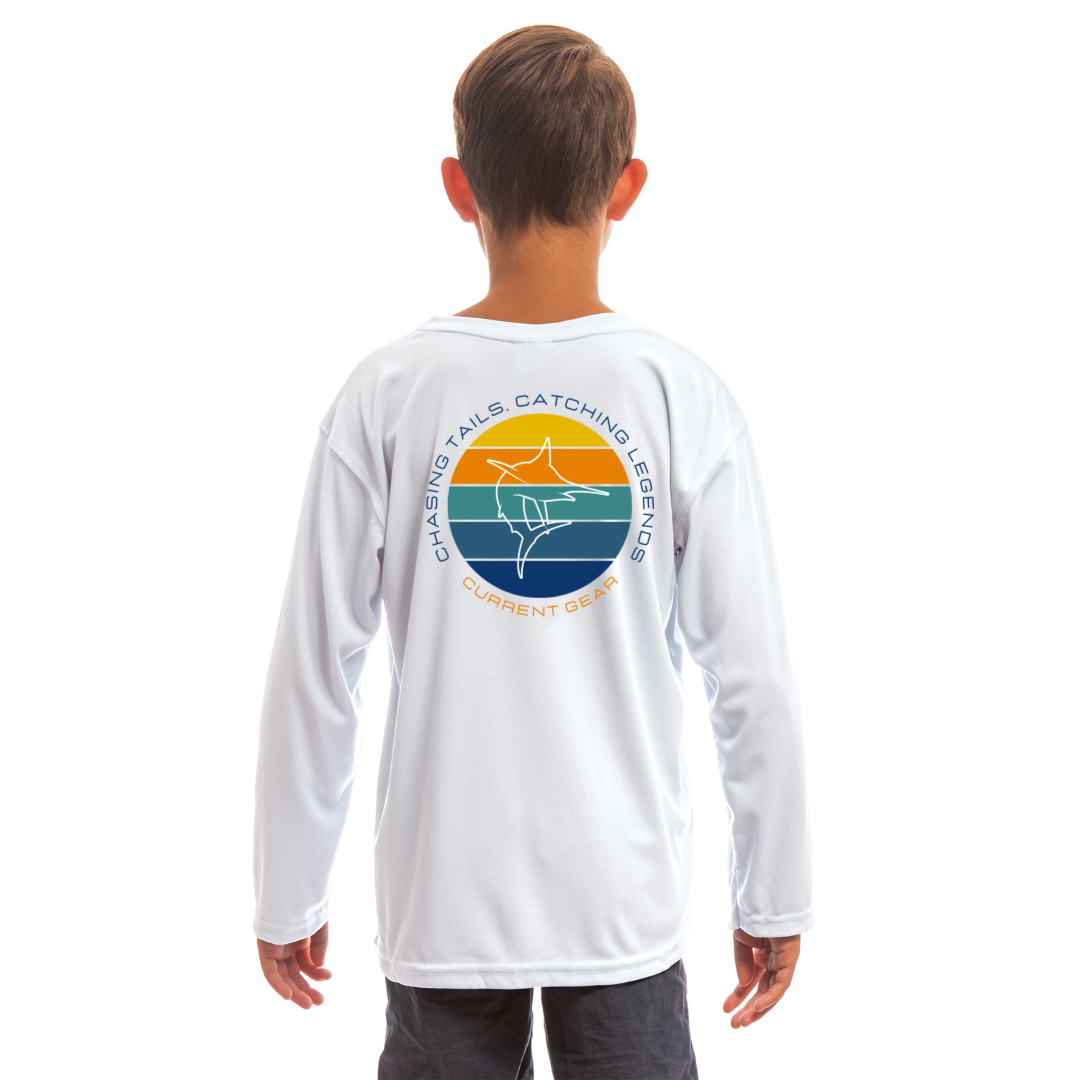 Kids Chasing Tails UPF 50 Hooded Performance Shirt