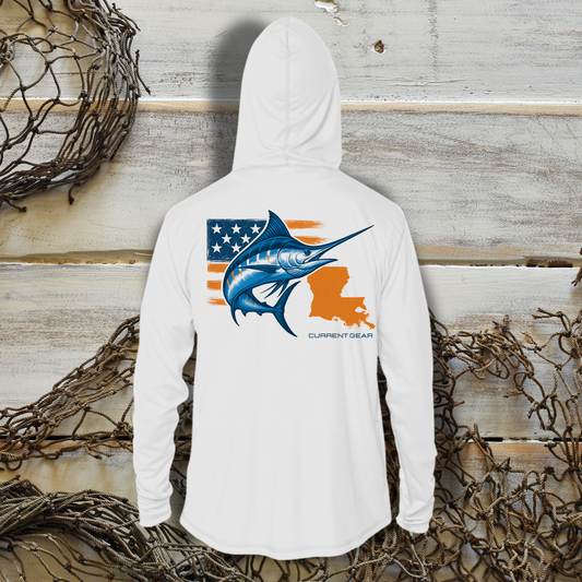 Men's Louisiana Blue Marlin UPF Performance Shirt